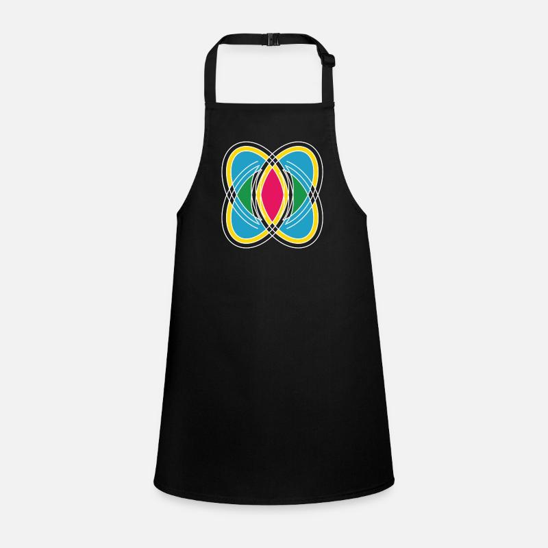 Abstract with different colors and patterns Children's Apron