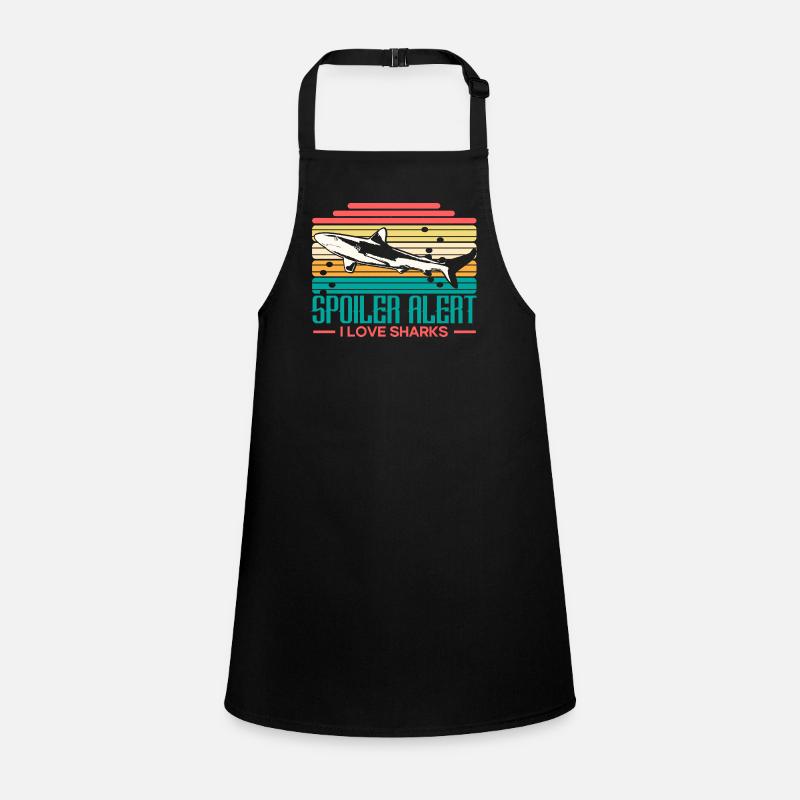 Shark Predator Gift Idea Children's Apron