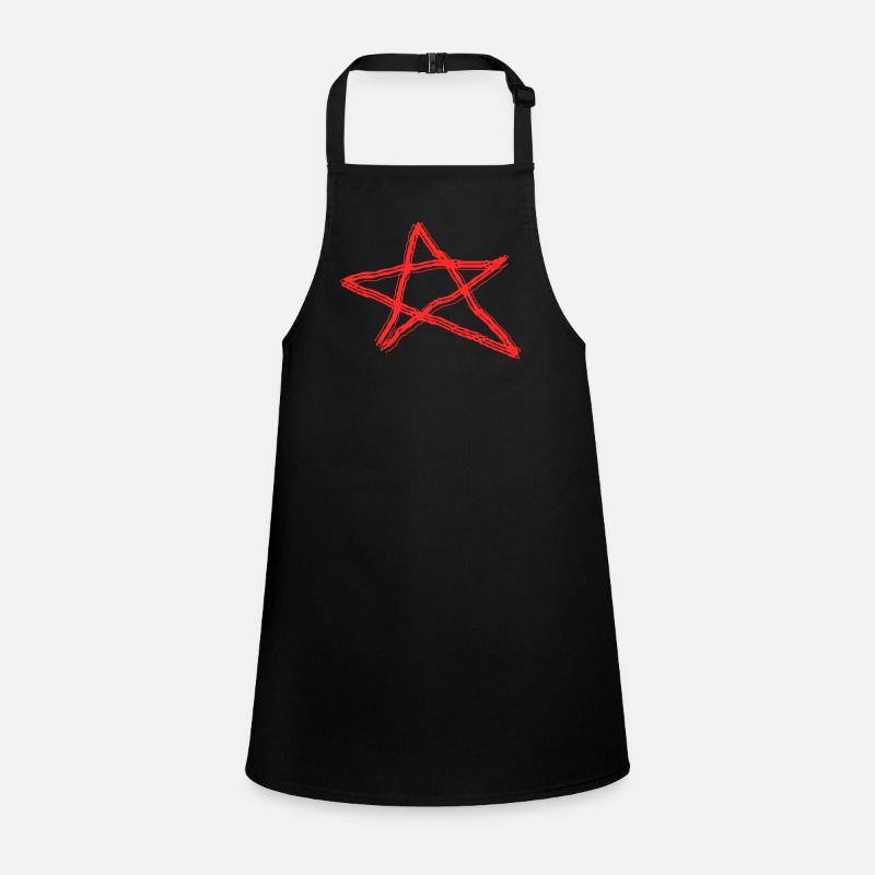 Pentagram Satan Devil Gothic Occult Witch Vector Children's Apron