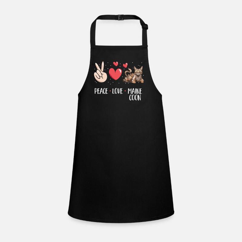 Maine Coon Chat Tablier Enfant
