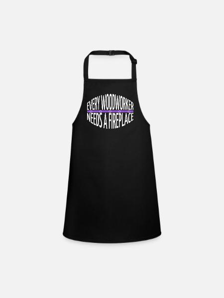 Bingo Hall T-shirts Tronçonneuse Grab Apprenti - Tablier Enfant - noir - Devant