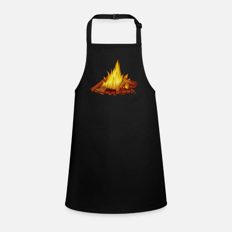 Campfire Camping Nature Forest Fire Outside 5 Children's Apron