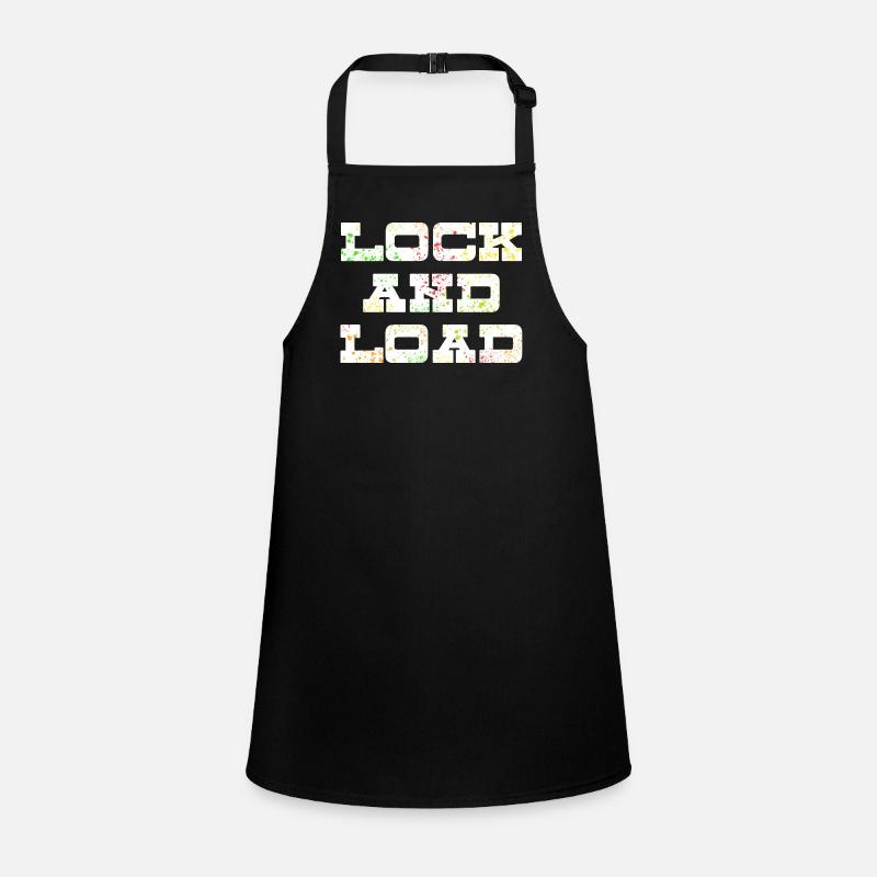 Lock N Load Paint Splatter1 Children's Apron