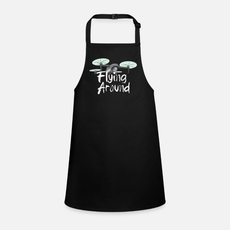 Flying Around Drone Flying Quadcopter Pilot RC Dro Children's Apron