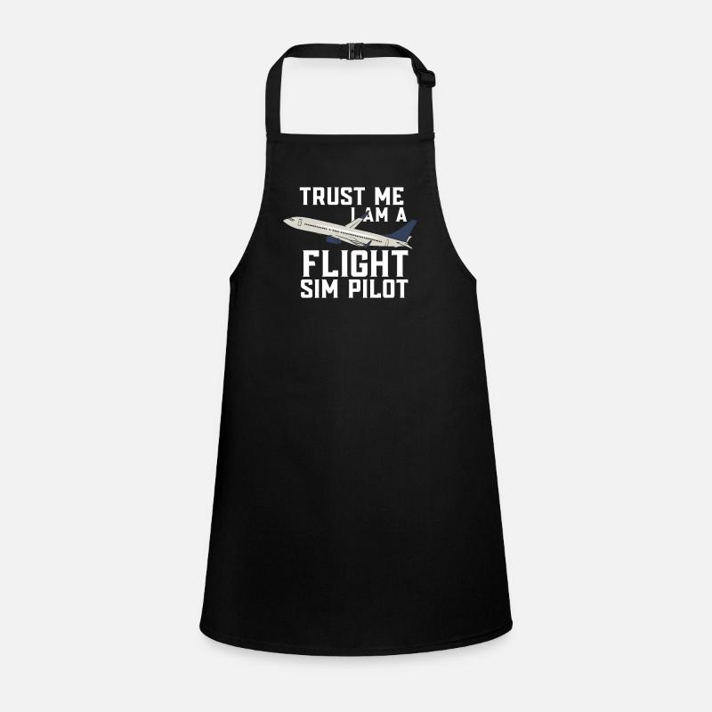 Tust me Je suis un pilote de simulation de vol Flight Simulator Tablier Enfant