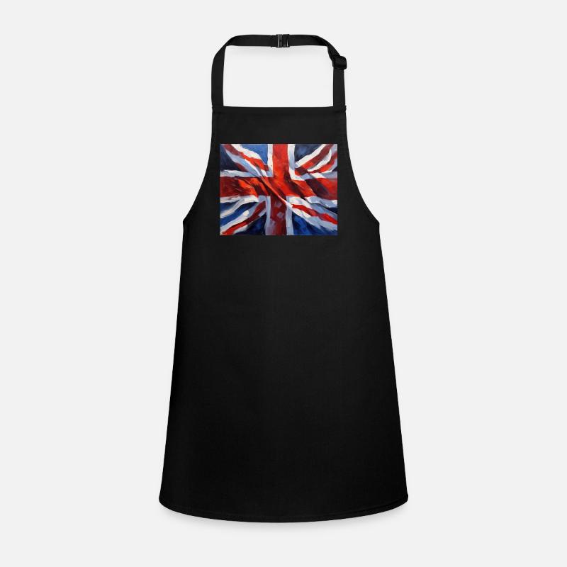 British Flag - Impressionist painting Children's Apron
