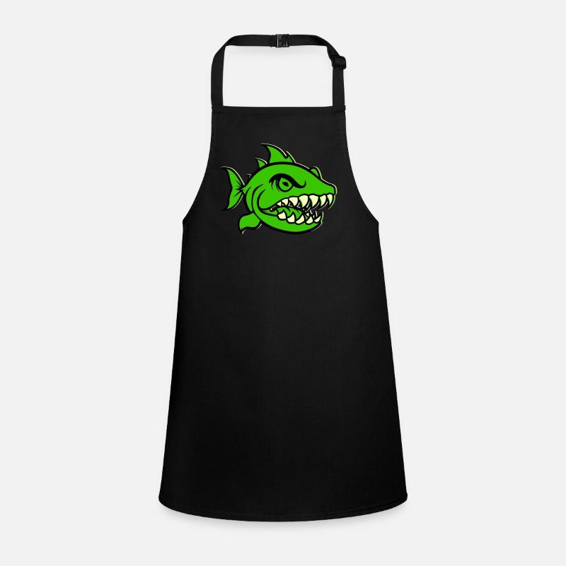 Piranha Bande dessinée Poisson Tablier Enfant