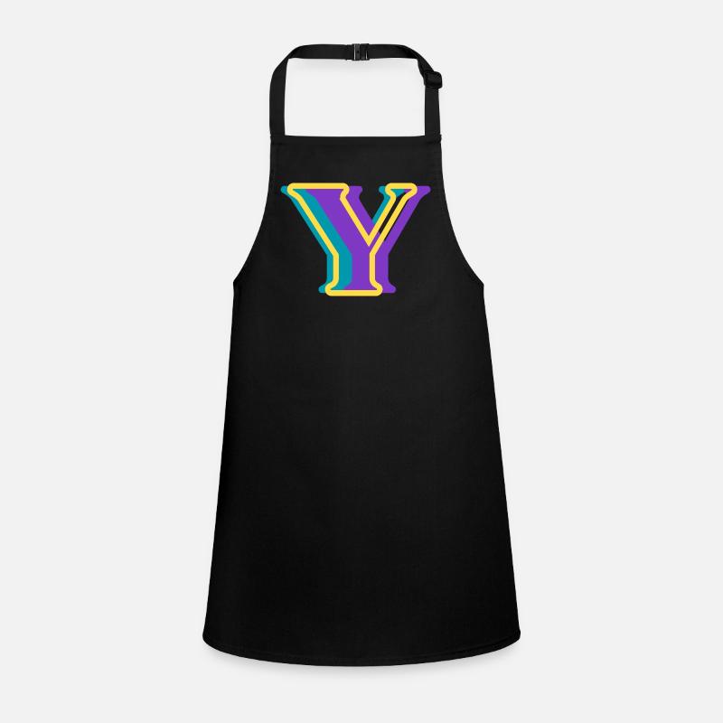 Lettre y multicolore Tablier Enfant