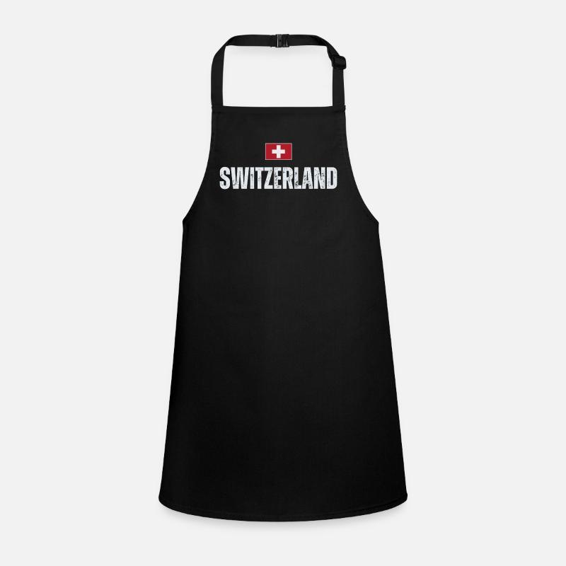 Ich liebe die Schweiz, Schweizer Patriot Schürze für Kinder