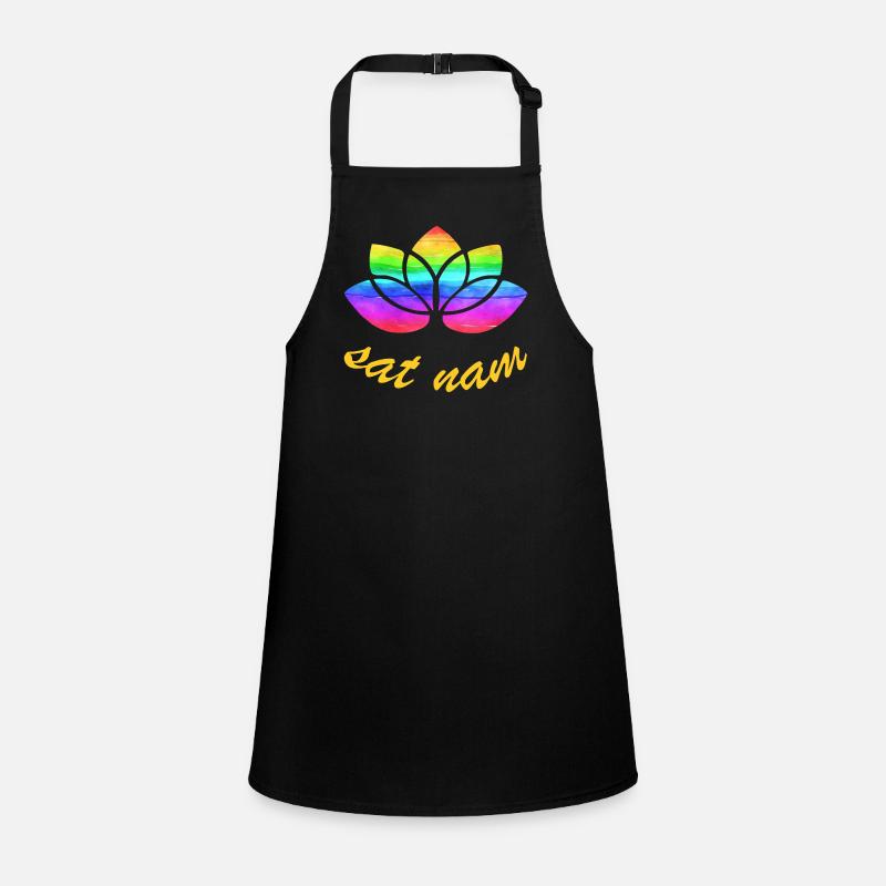 sat nam mit lotus regenbogen Schürze für Kinder