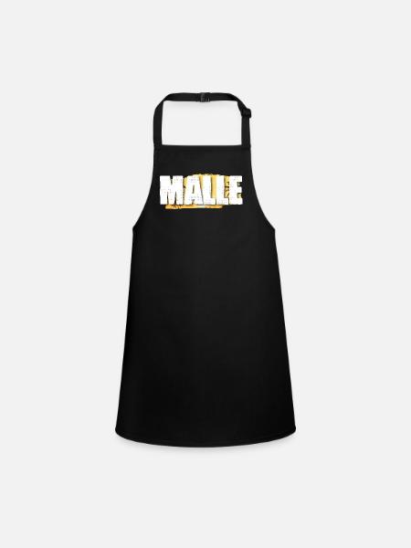 Malle - Children's Apron - black - Front