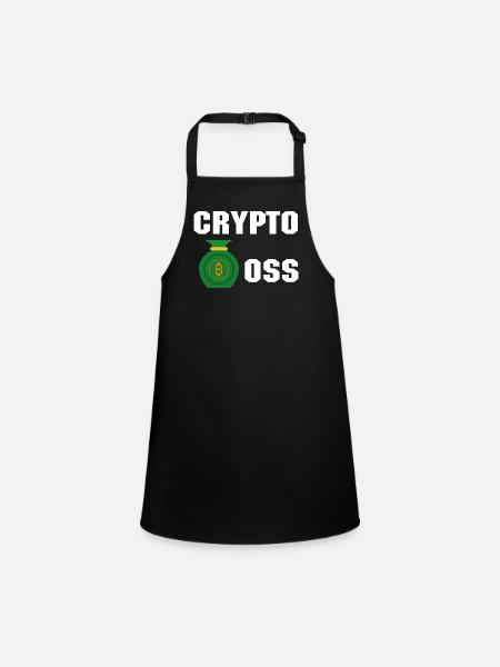 Bitcoin Trading Crypto Stocks - Tablier Enfant - noir - Devant