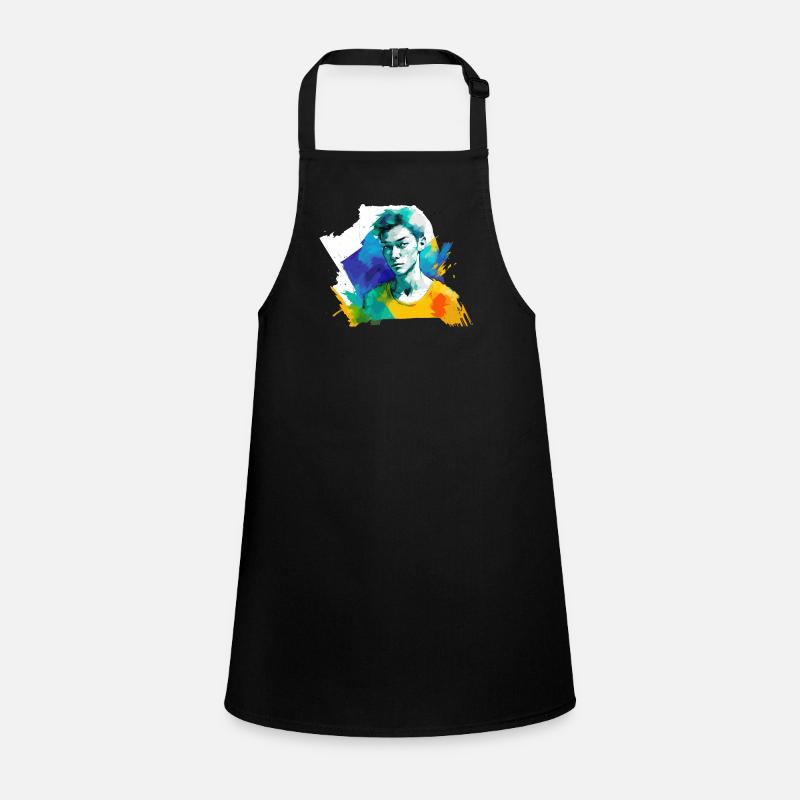 Aquarelle eines Jungen Schürze für Kinder