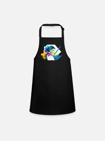 Stay cool girl - Children's Apron - black - Front