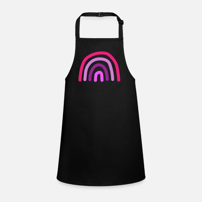 arc en ciel rose Tablier Enfant