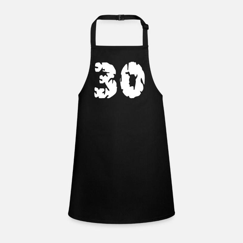 30 number jersey Children's Apron