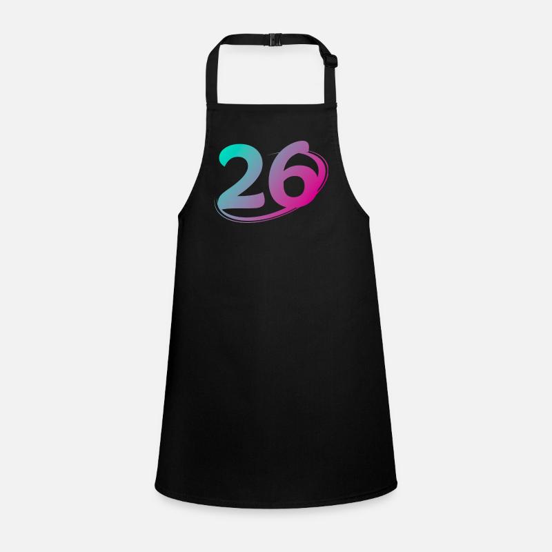 Number 26 multicolor Children's Apron