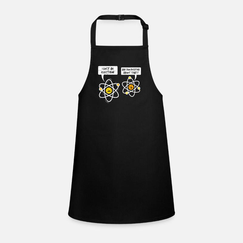 FUNNY ATOMIC WITZ | FUNNY POSITIVE ELECTRON NERD Children's Apron