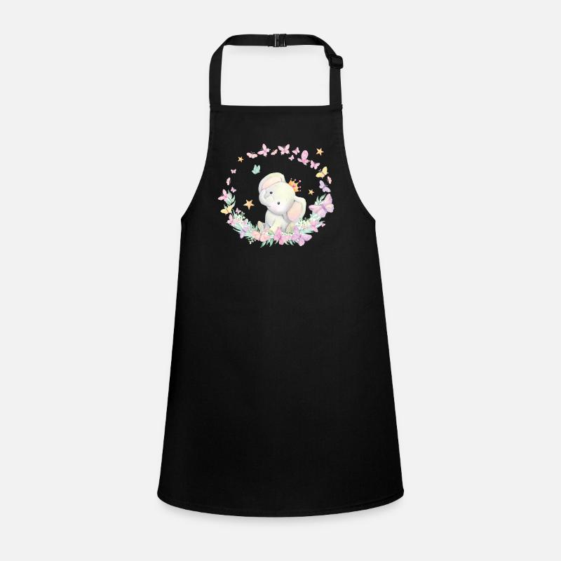 Cute Elephant Baby Children's Apron