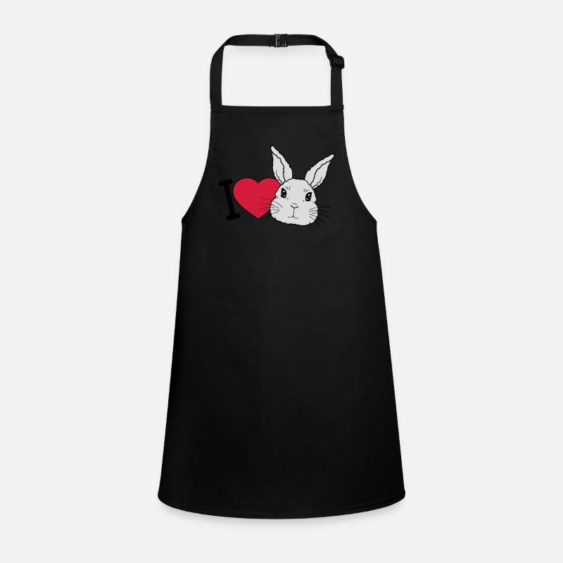 J’adore les lapins Logo Tablier Enfant