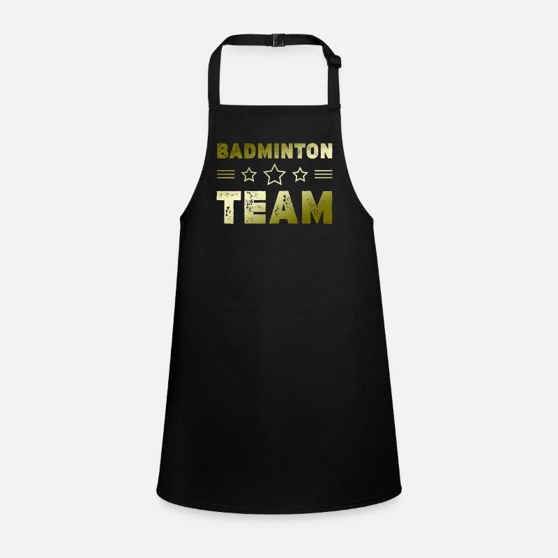 Badminton Team Children's Apron