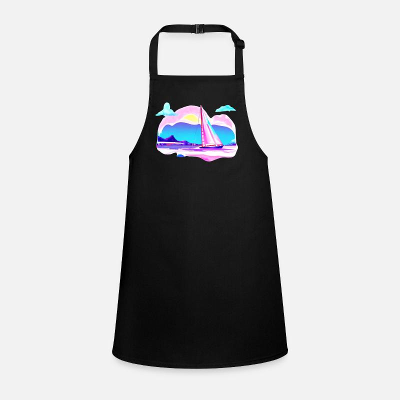Sailing Sailing Sailing Sailing Sailing boat Children's Apron