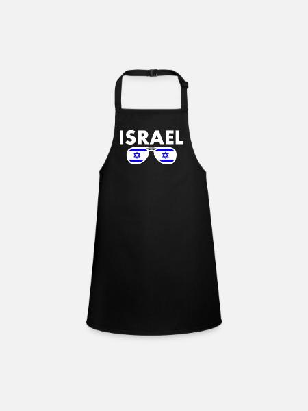 Israël - Tablier Enfant - noir - Devant