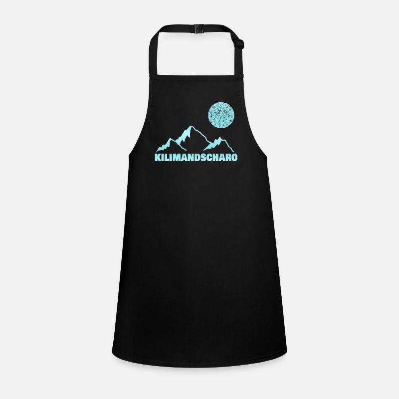 Kilimandjaro comme alpiniste Tablier Enfant