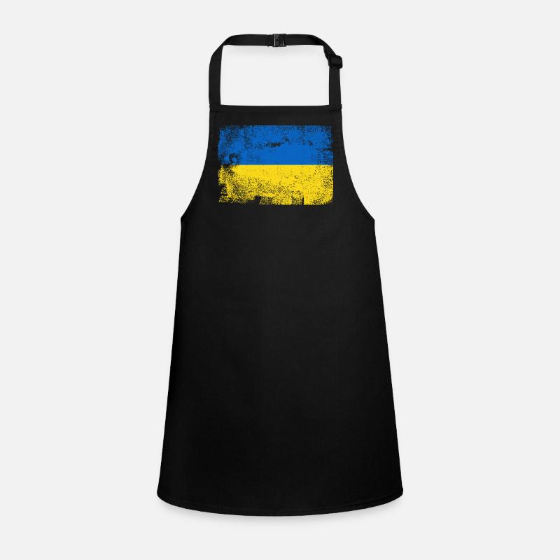 Brushed Ukrainian Flag Palette Children's Apron
