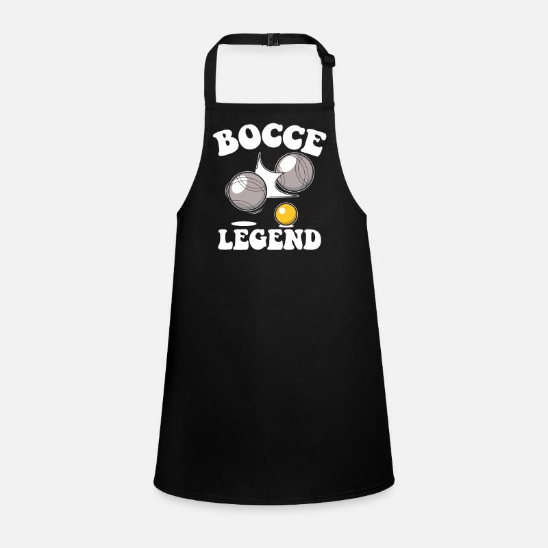 Bocce Legend Citation Bocce Ball avec Jack Bocci Tablier Enfant