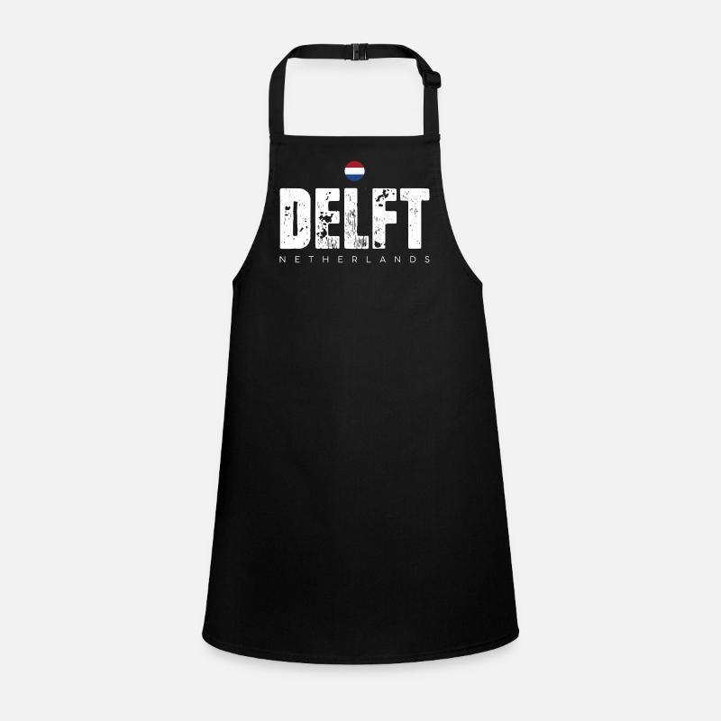 Delft Distressed Wordmark Children's Apron