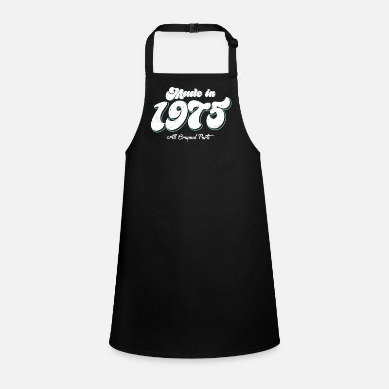 Vintage 1973 Retro Typography Design Children's Apron
