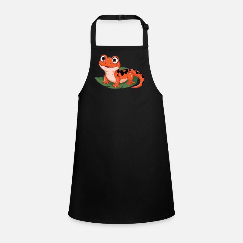 Fiery Leaf Salamander Children's Apron