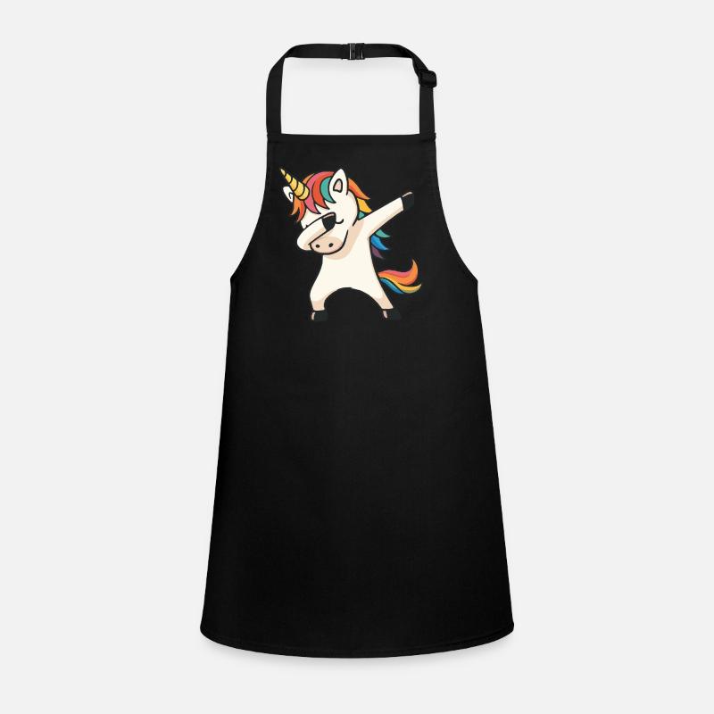 Dabbing Unicorn Schürze für Kinder