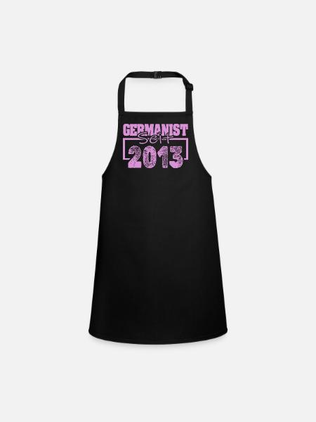 German Studies 2013 - Children's Apron - black - Front