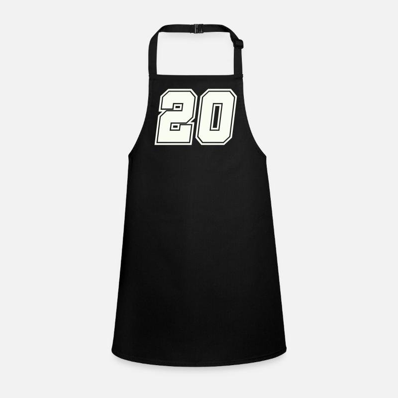 20 Number Children's Apron