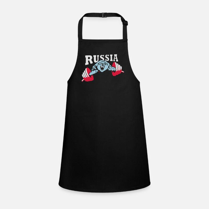 Russie ours - Tablier Enfant - noir