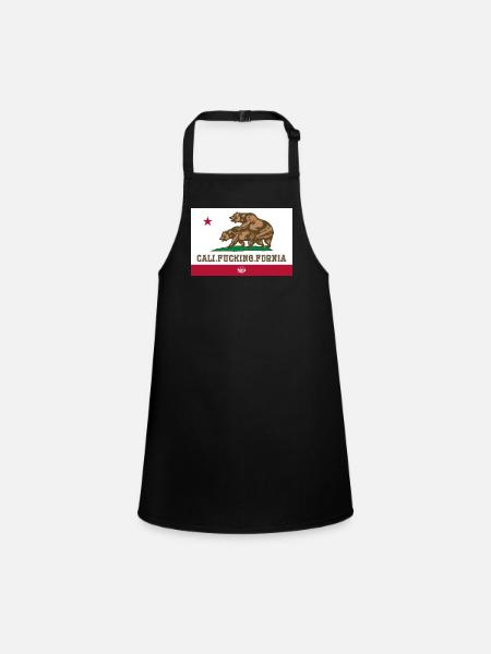 california califuckifornia - Tablier Enfant - noir