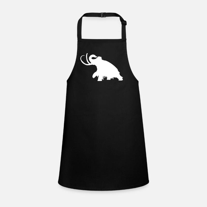 Silhouette de mammouth Tablier Enfant