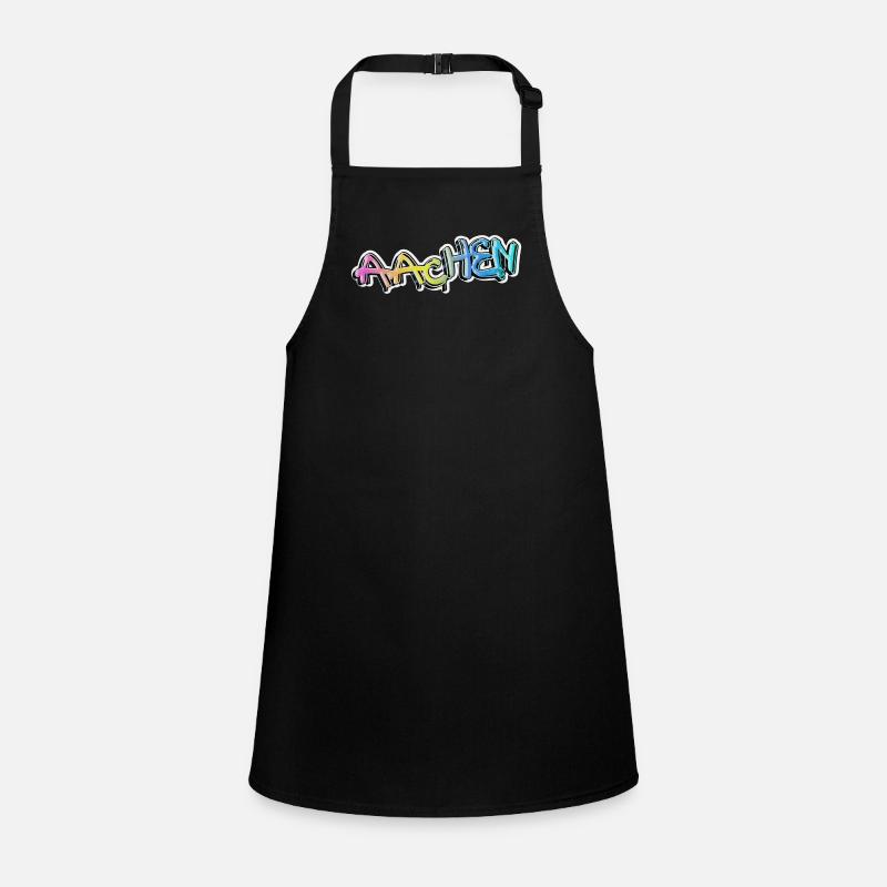 Aachen Germany City Graffiti Spray Sprayer Children's Apron
