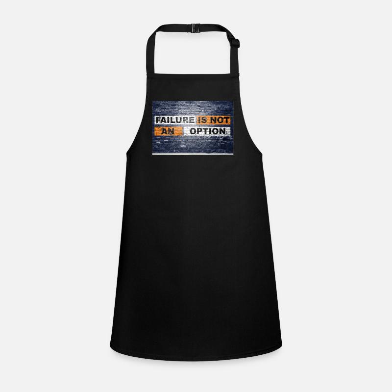 Failure is not an option saying lettering Graffiti Children's Apron