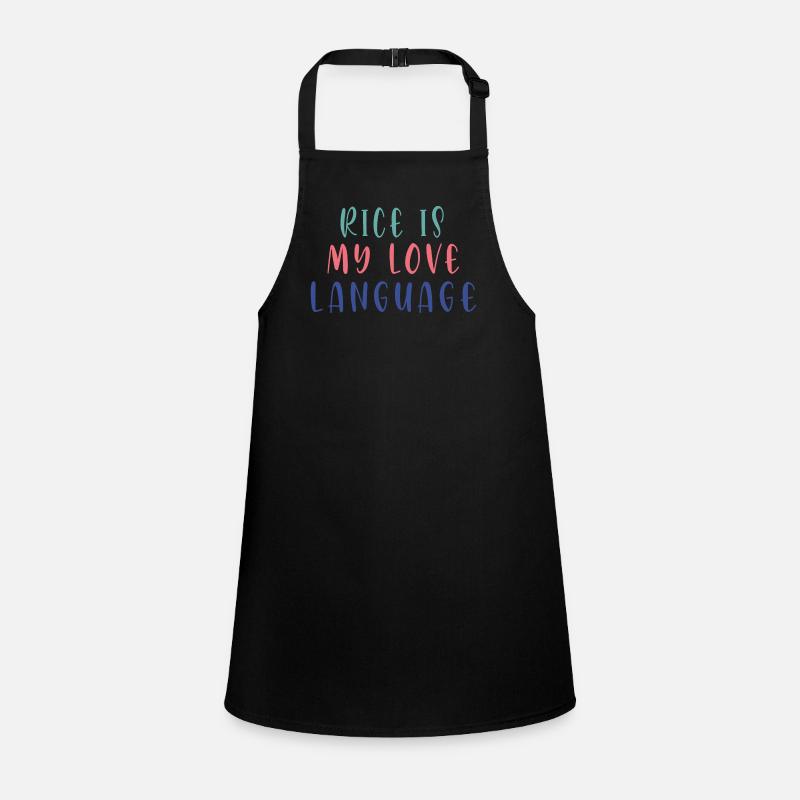 RICE IS MY LOVE LANGUAGE Children's Apron