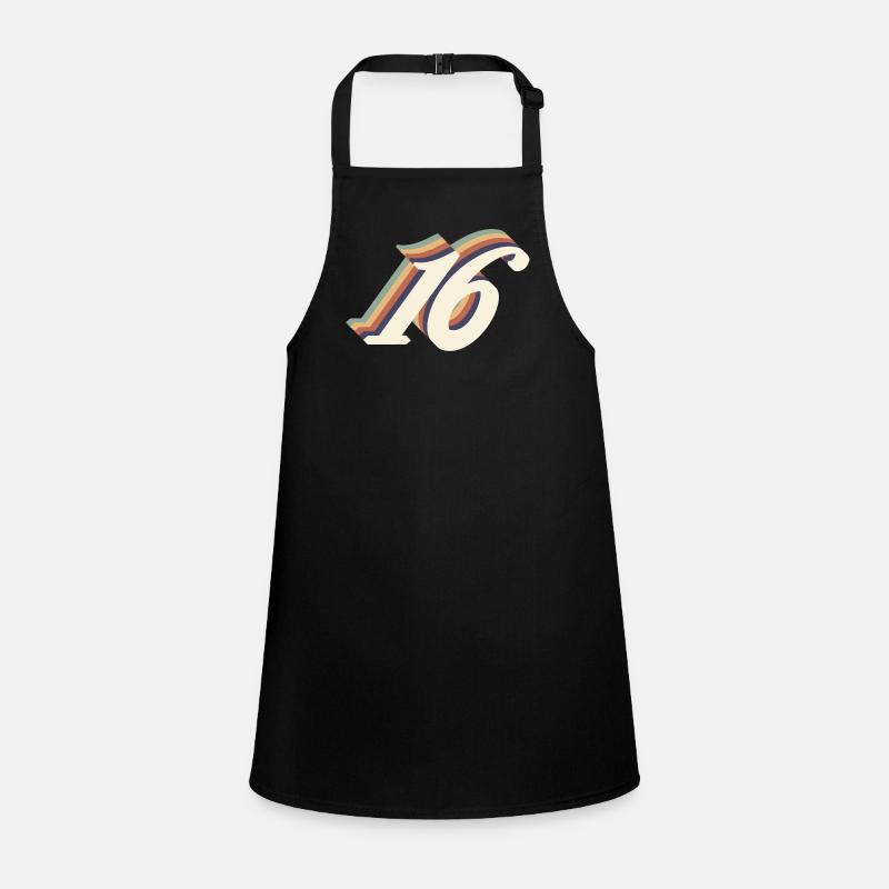 Vintage 16th Anniversary Schürze für Kinder