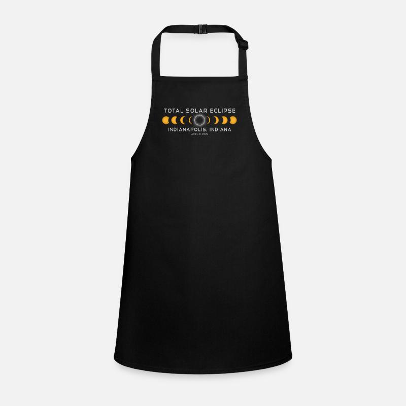Indianapolis Indiana Solar Eclipse 2024 April 8 Children's Apron