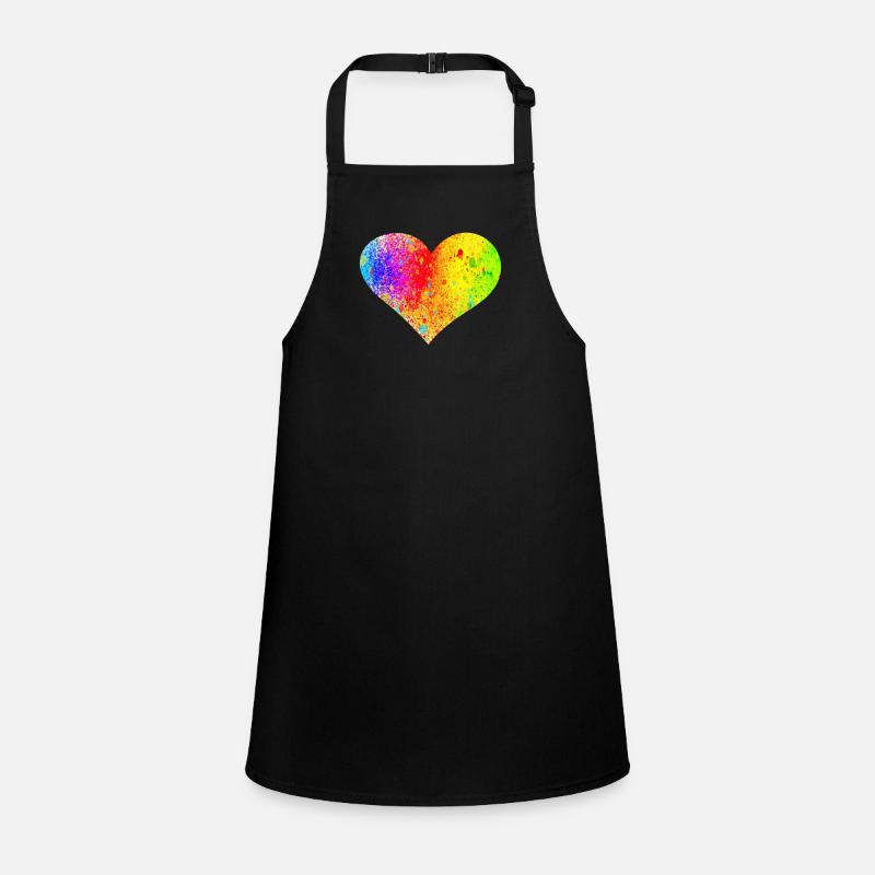 Rainbow Heart Children's Apron