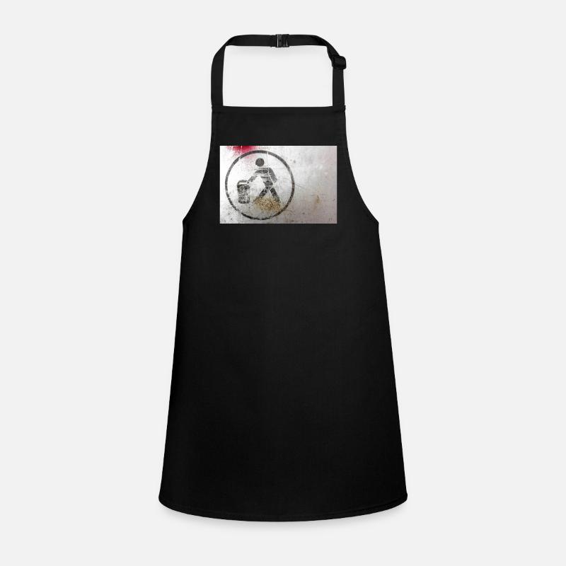 Throwing trash Children's Apron