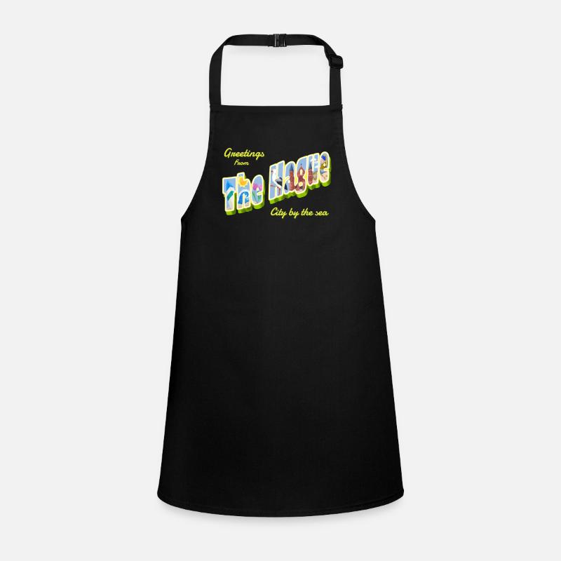 The Hague vintage postcard Children's Apron