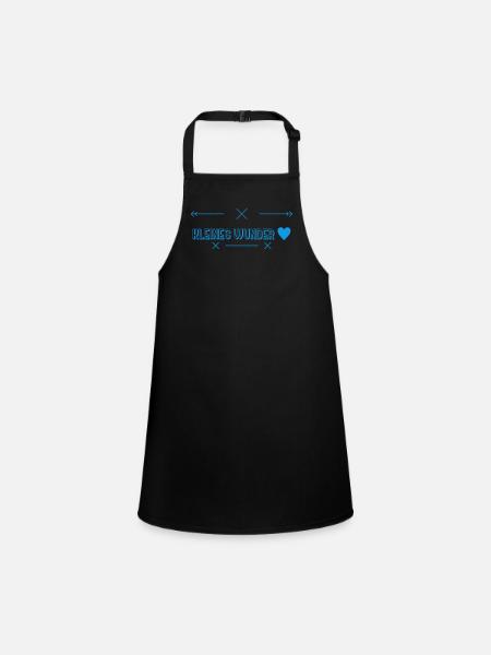 Baby Sayings - Children's Apron - black - Front