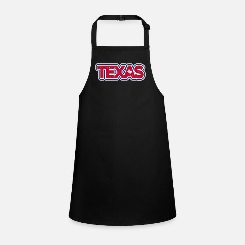 Texas Pride Distressed Typography Logo Children's Apron