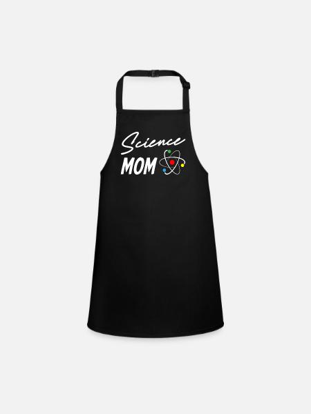 Maman scientifique - Tablier Enfant - noir - Devant